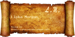Lipka Morgan névjegykártya